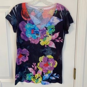 Cache V-Neck Top